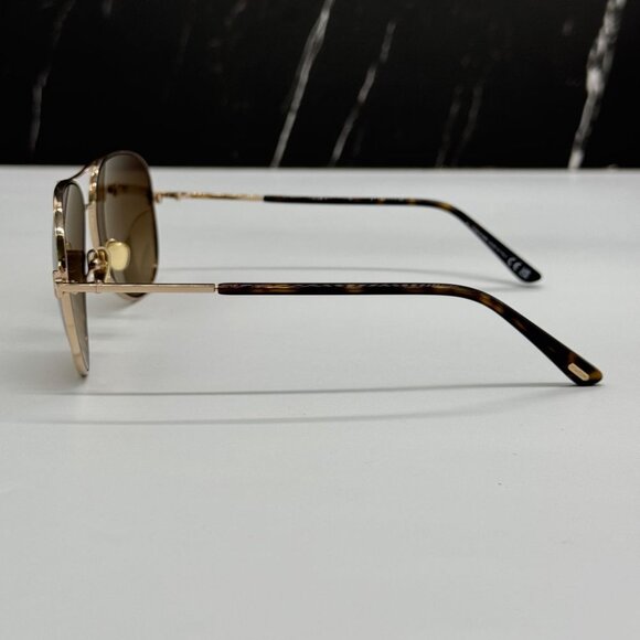 NEW TOM FORD TF823 28F WOMEN AVIATOR SUNGLASSES TOM FORD CLARK FT0823/S 28F - Picture 7 of 10